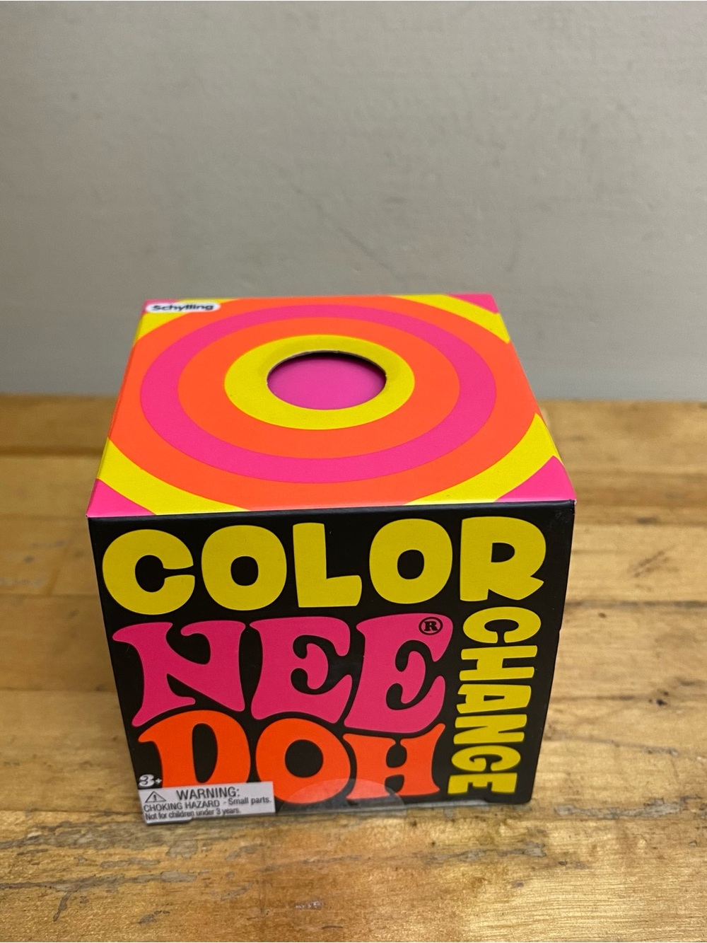 Schylling NeeDoh Color Change Squishy Toy Pink Limited New